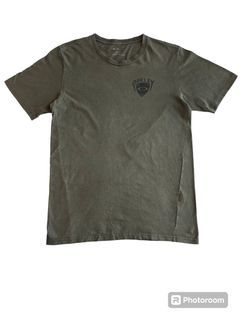 Auth Oakley Military Green Soft Cotyon Shirt Small