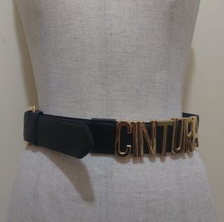 Authentic Moschino Cintura black belt for women