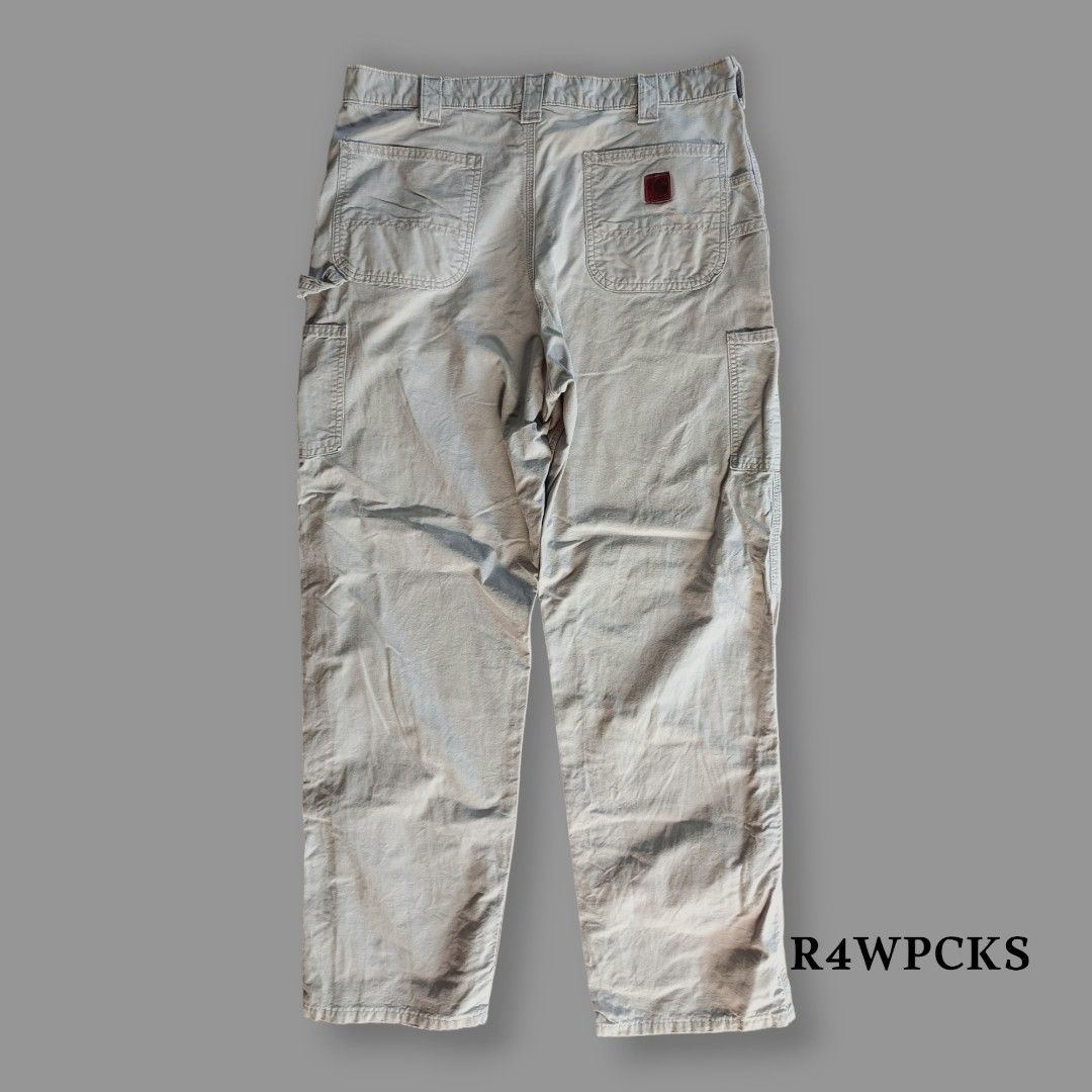 CARHARTT B151 TAN CARPENTER DUNGAREE FIT CANVAS WORK PANTS Men s Fashion Bottoms Trousers on Carousell