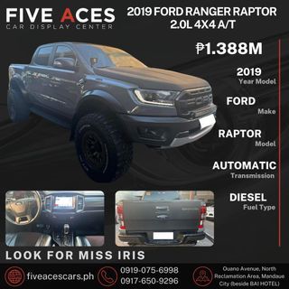 cebu 2019 Ford Ranger Raptor Biturbo Automatic 4x4 Auto