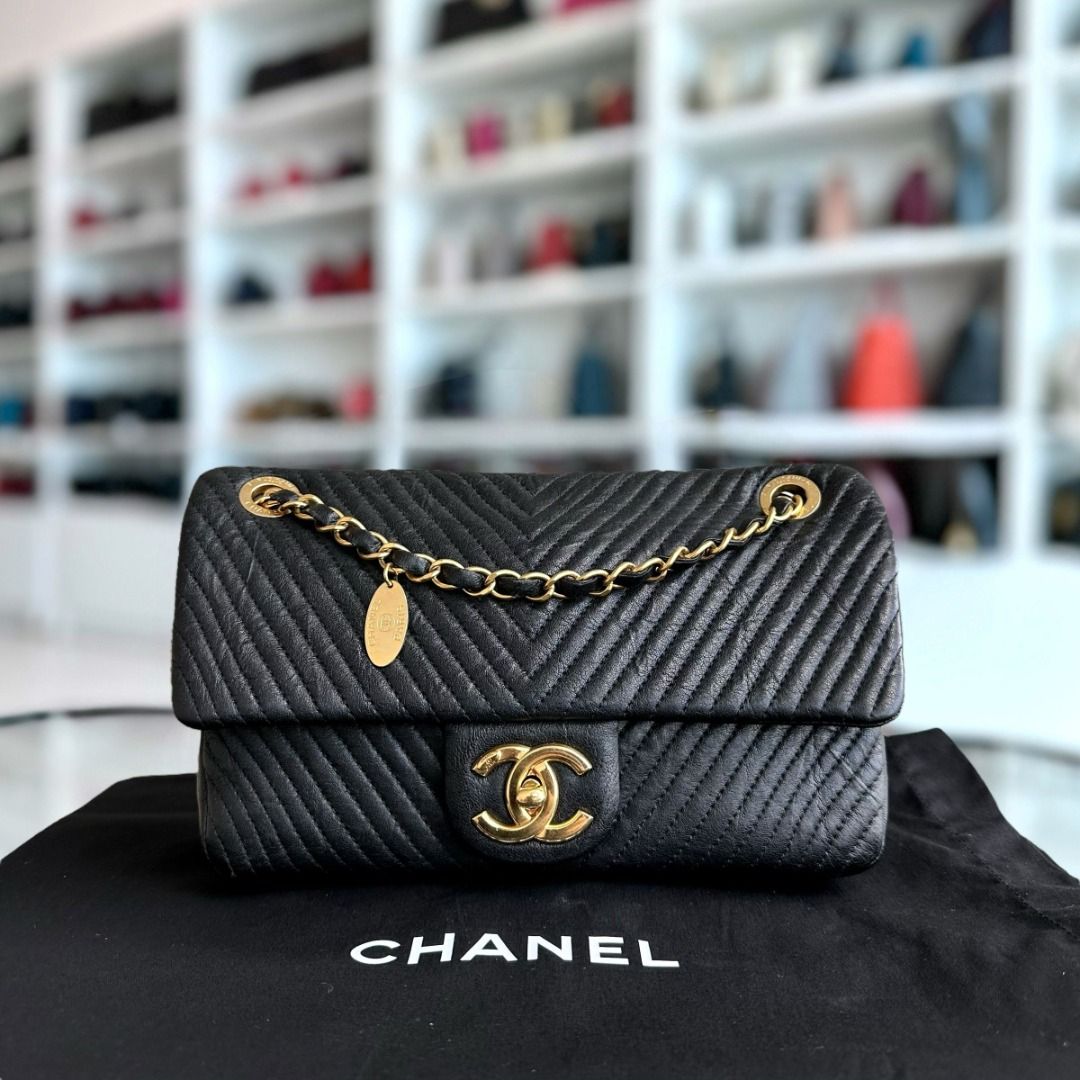 Chanel herringbone hot sale