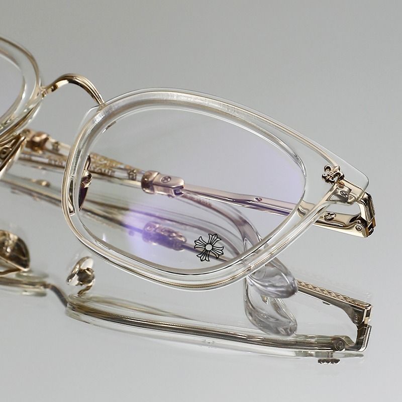 ◆希少品♪【CHROME HEARTS】メガネ STRAPADICTOME CRYS GP CHROME HEARTS , Strapadictome CRYS/GP , SIZE:47-20-143, 男裝