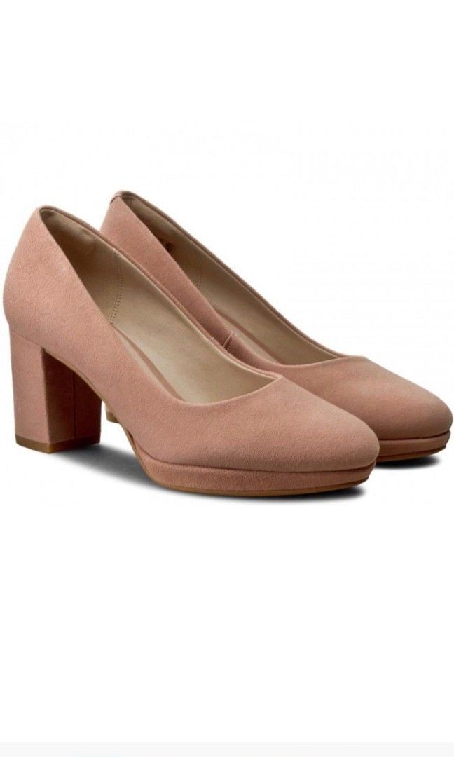 Clarks Heels Dusty Pink Women s Fashion Footwear Heels on Carousell