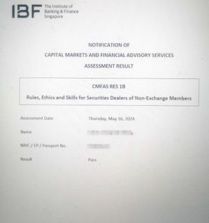 CM SIP(M6A) CMFAS guide, Hobbies & Toys, Books & Magazines, Assessment ...