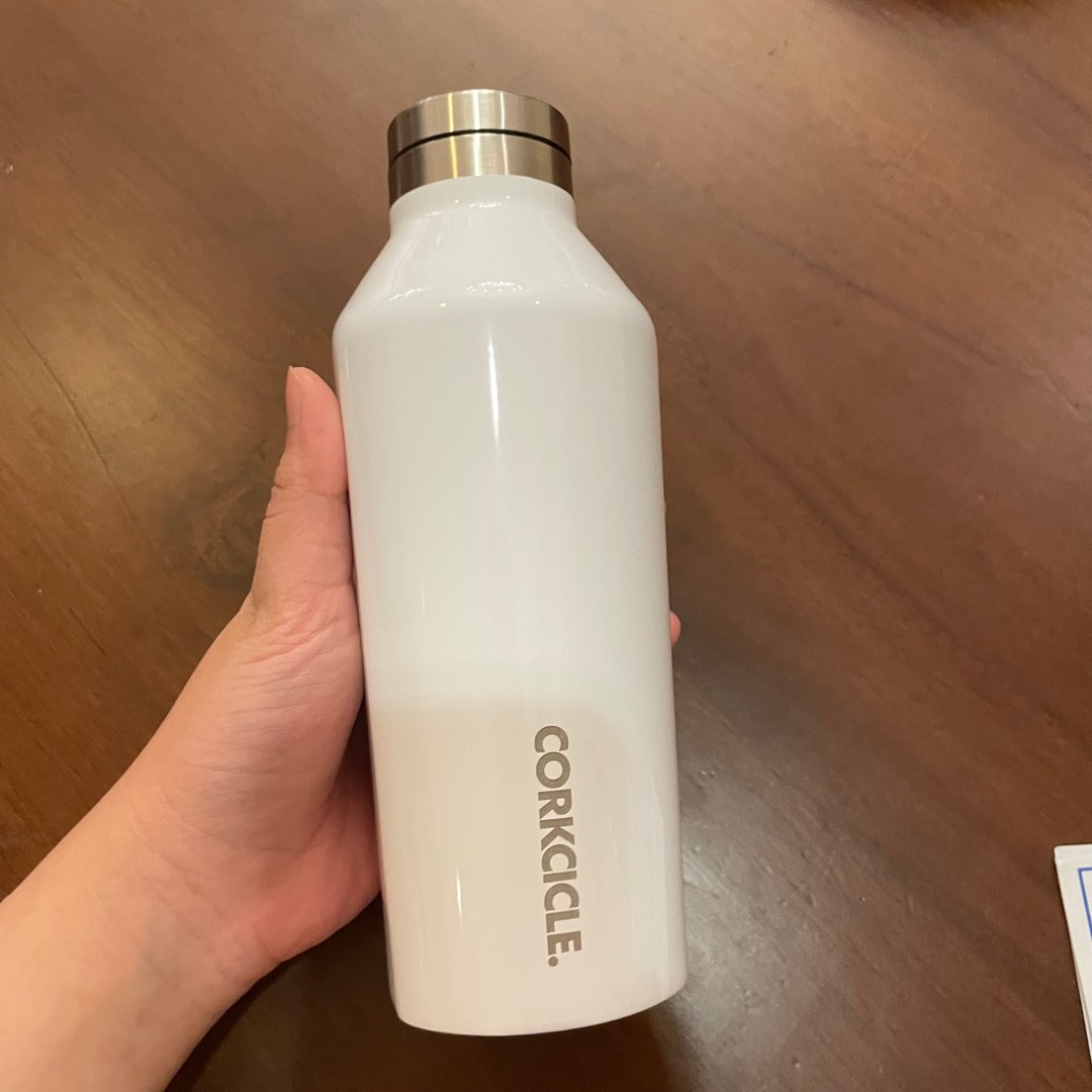 Corkcicle Canteen 9oz Classic White corkcicle tumbler warna putih