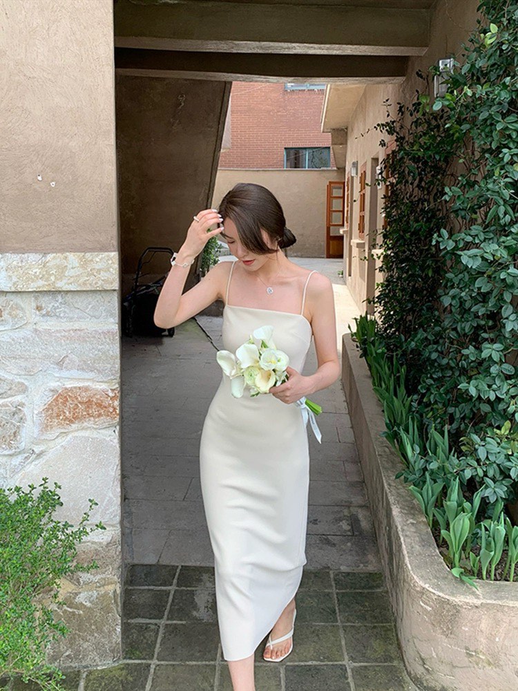 Cream bodycon midi dress deals