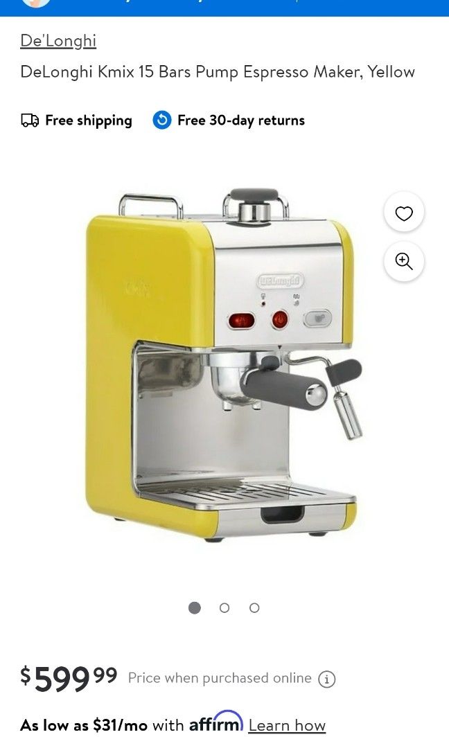 Delonghi kmix espresso cheap