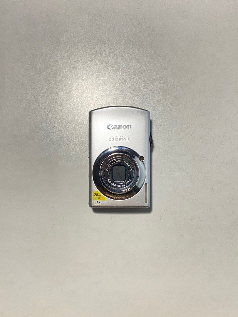 Digital Camera Canon IXUS 870 IS (Category: Cameras) located in Valenzuela. Submitted by alfeopaulramos7490 (Listing ID 1306961567, Image 2). Description: Canon IXUS 870 IS 10.0 megapixel P6,999 ONLY +sf INCLUSION: * canon ixus 870 is body * original canon battery * original canon adapter * original canon cable * original canon charger * original canon wrist strap - NO FUNCTIONAL ISSUE - ALL BUTTONS ARE CRISPY NO HARD PRESS - 100% ALL WORKING - R