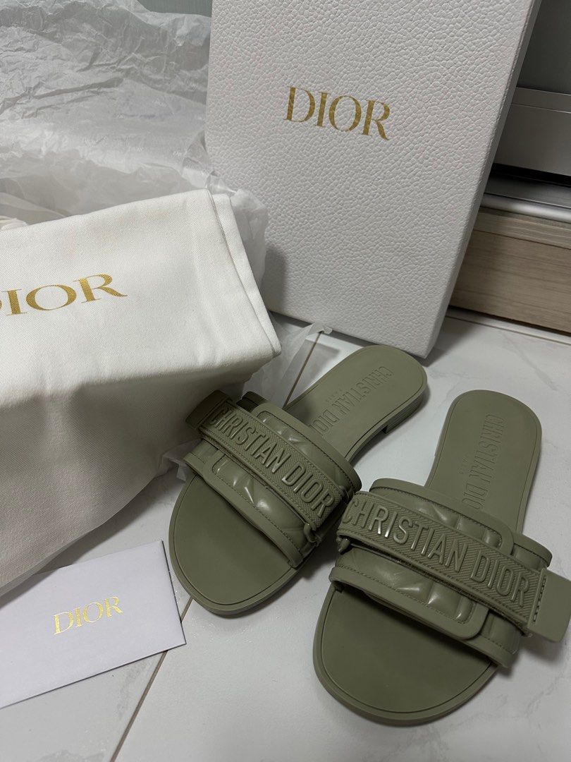Dior revolution sandals in Desert Sage Luxury Sneakers Footwear on Carousell