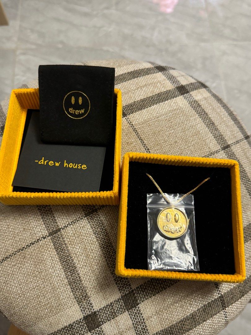 drew house◇マスッコトペンダントトップゴールドチェーンネックレス