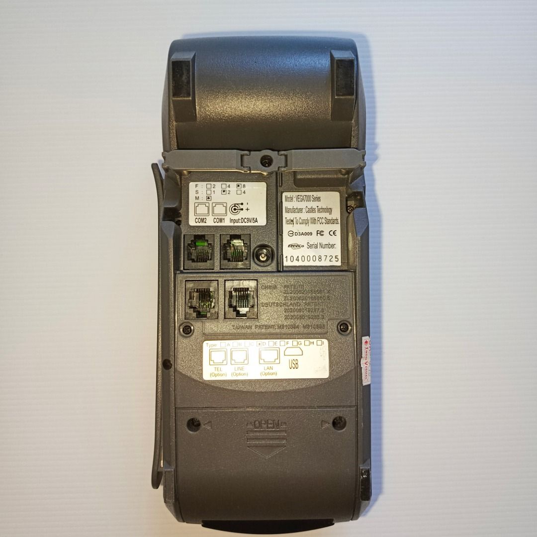 EFT Pos Terminal Vega 7000 Series Castles Tecnology - Card Reader - EDC ...