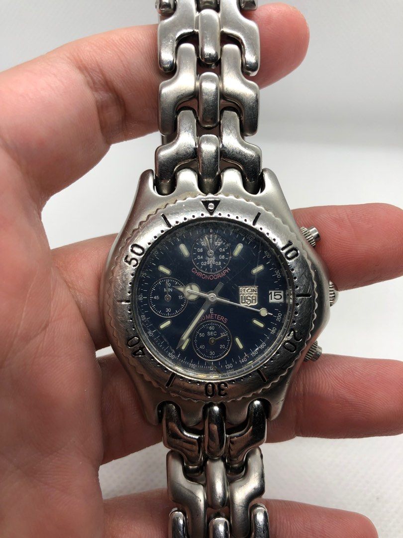 Elgin USA Mens Watch (Category: Men's Watches) located in Pasig City. Submitted by lailahbeauty (Listing ID 1307015091, Image 3). Description: For sale onhand Elgin USA Mens watch. In good condition! Working.. Preloved from Japan! Original watch. I can shipping nationwide. For more details you can contact me directly for fast transaction. Buy now!.