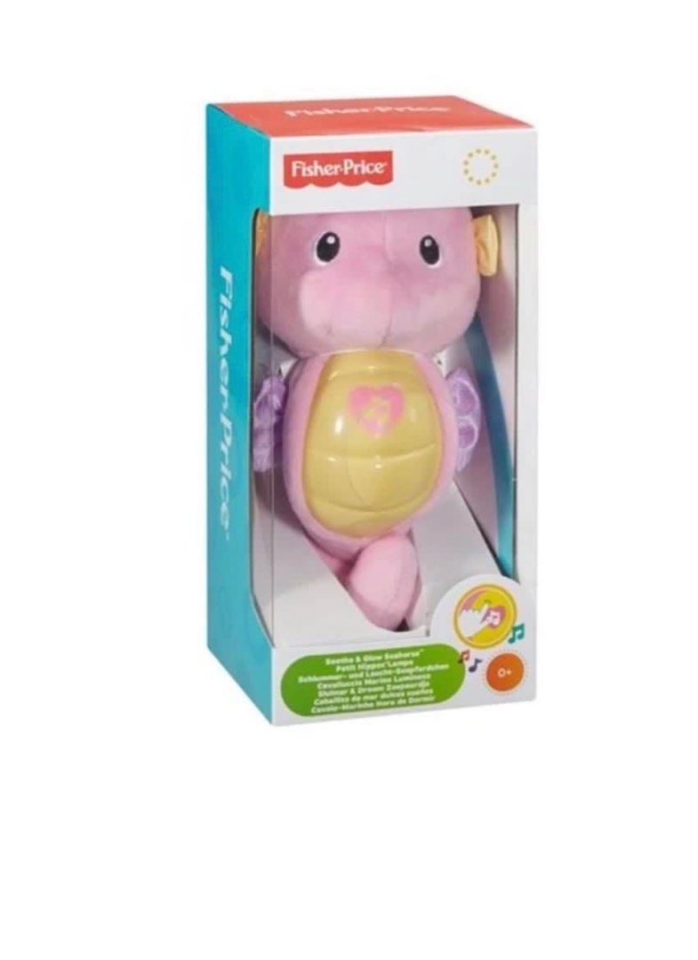 Fisher Price Soothe and Glow Seahorse Pink Soothing Music Toys for Baby Infant Newborn Girls Hobbies Toys Toys Games on Carousell