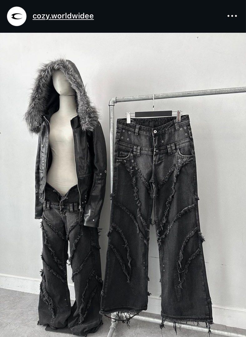 cozyworldwide BAGGY FLARE JEANS opium（COZY WORLDWIDE