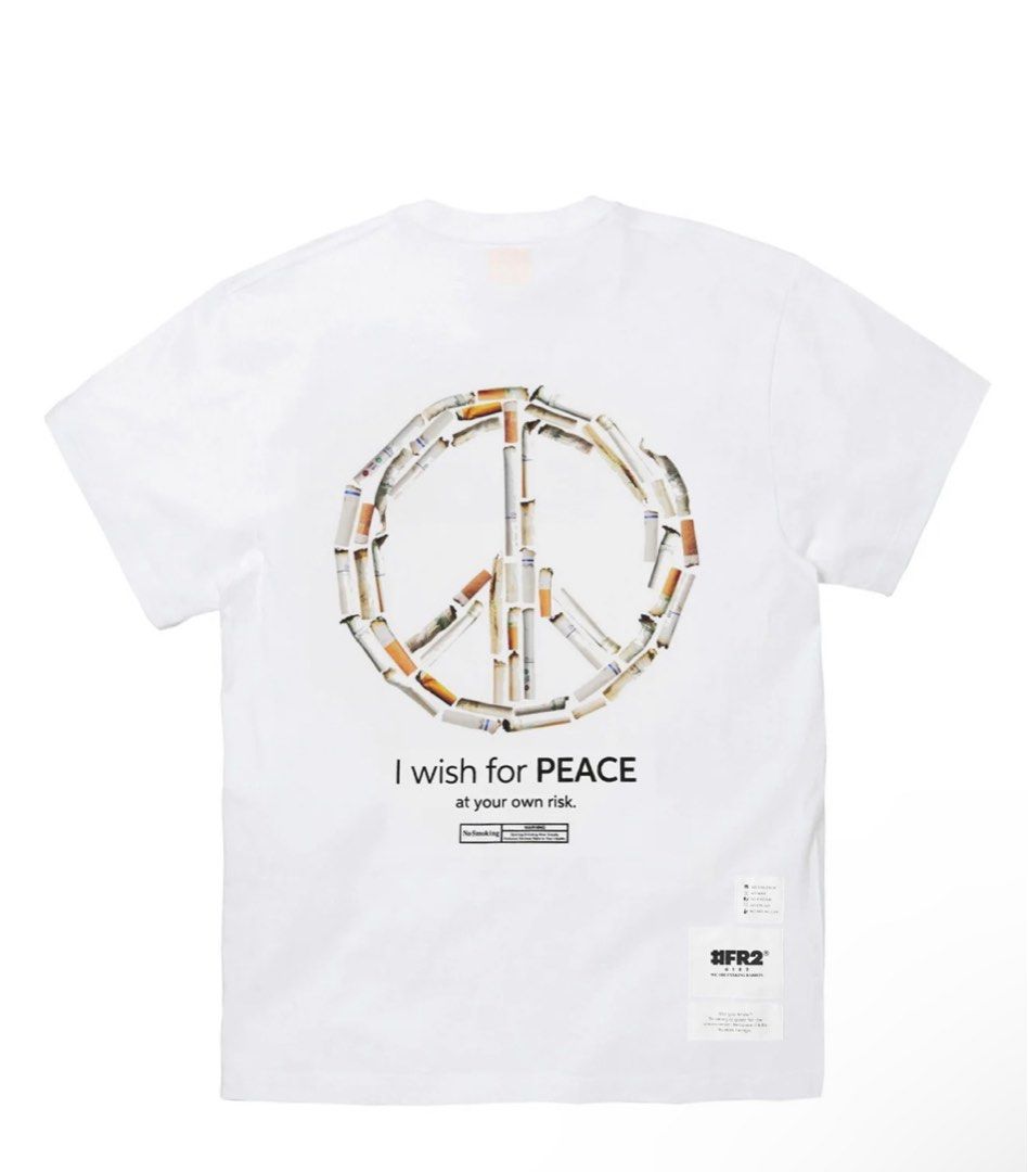 【30％OFF】 FR2 / T-shirt DAY Peace New The Tシャツ+カットソー(半袖+袖なし)