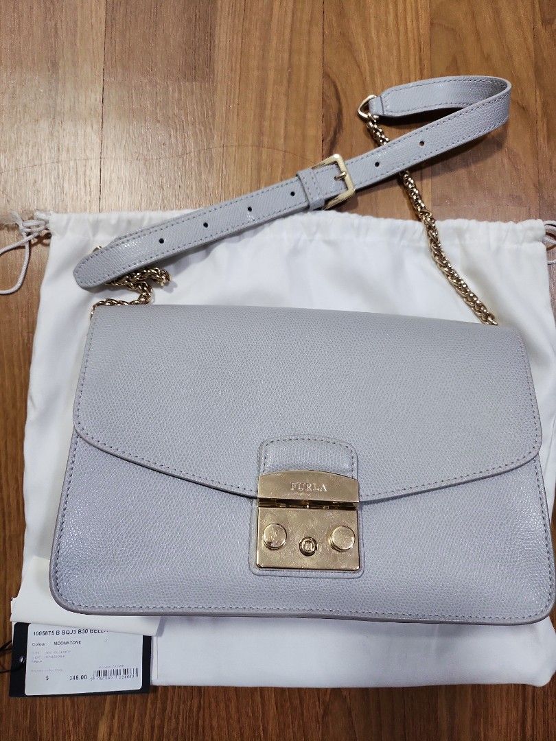 Furla metropolis shoulder bag moonstone on sale