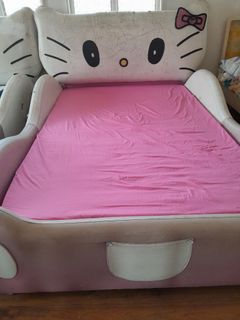 Hello Kitty Double size bed frame 48 x 75 inches. Marikina.