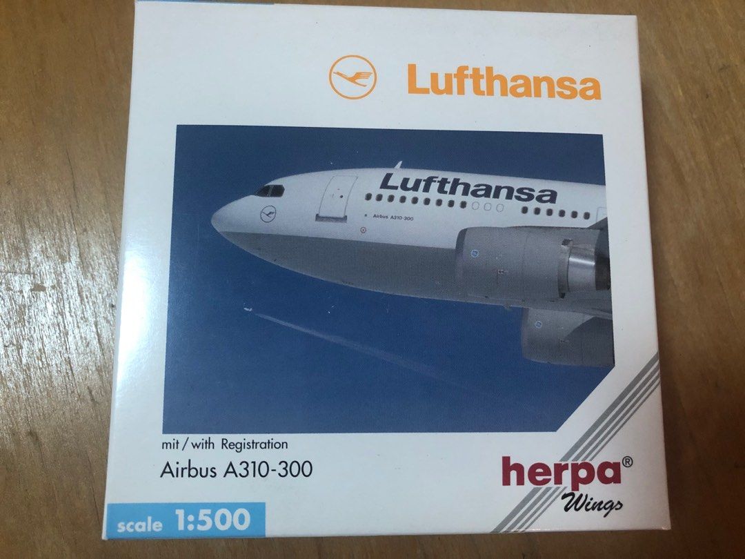 Herpa Lufthansa A310-300; 1:500 art no 516402, 玩具收藏品, 紀念品