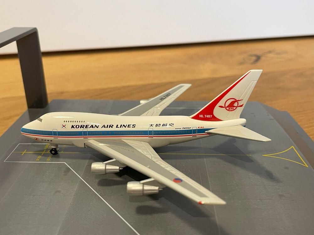 Herpa Wings 1:500 大韓航空747sp-b5, 興趣及遊戲, 玩具& 遊戲類