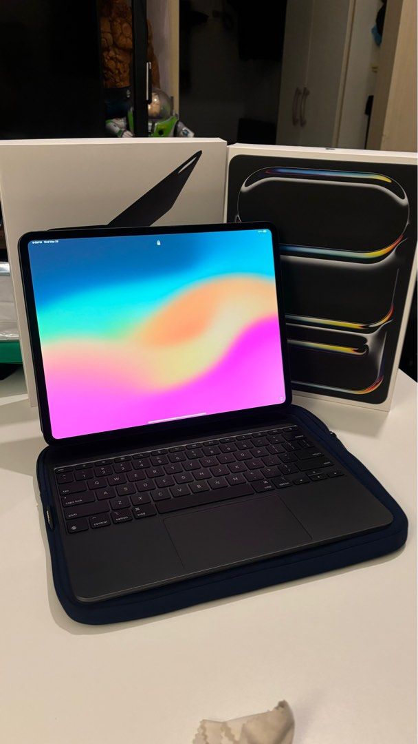 iPad Pro M4 13 2024 Magic Keyboard Cover (Category: iPad) located in Mandaluyong City. Submitted by KenP07 (Listing ID 1307047850, Image 2). Description: iPad Pro M4 13 2024 Magic Keyboard Cover Available hanggat posted Pickup: SMDC lightmall OR Deliver via lalamove.