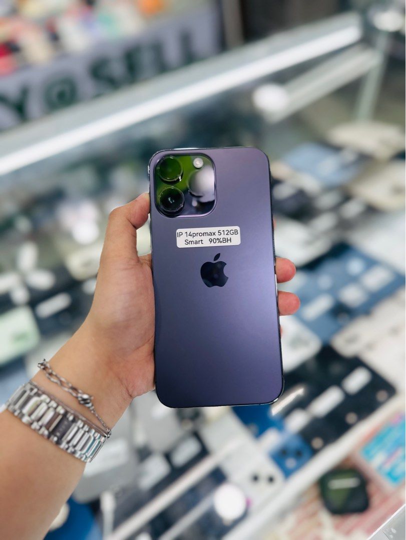 Iphone 14 Promax 512GB 90bh smartlocked (Category: iPhone 14 Series) located in San Juan City. Submitted by saabangadgetshop (Listing ID 1306897298, Image 2). Description: Onhand | Pre-owned iPhone 15 Promax 512GB Smartlocked NTC APPROVED Battery Health 90% NO HIDDEN ISSUES NO HISTORY OF REPAIR 99%Smooth TEST TO SAWA RESET ALL YOU WANT NOT REFURBISHED AUTHENTIC PHONE ALL WORKING FREE 3uTools 🖥️ 🆓Freebies ✅Adaptor w/cable ✅Case ✅Tempered Mode of