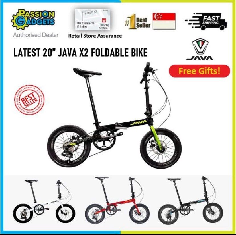 JAVA X2 Bicycle (Green) (Category: Bicycles) located in Singapore. Submitted by queenielovesorangecolour (Listing ID 1307011945, Image 1). Description: Bought a bicycle during covid period , lightly used until now..