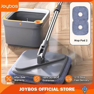 Joybos Self Wash Spin Mop 360 Spinner Flat Mop Clean and dirty water separation tank/mop cloth M16 5