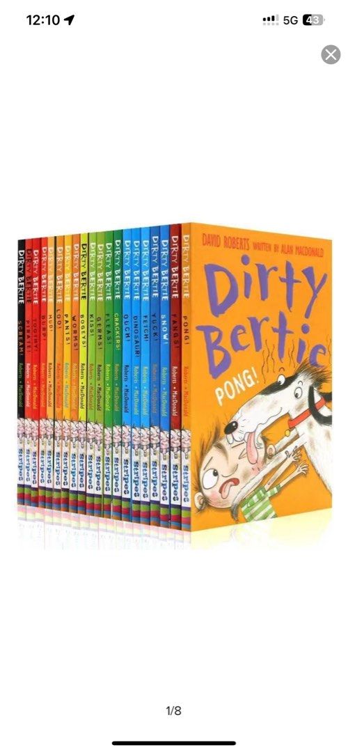 激安ブランド set, 20-book Bertie Dirty new Like 興趣及遊戲, 文具 書本& 絵本・児童書