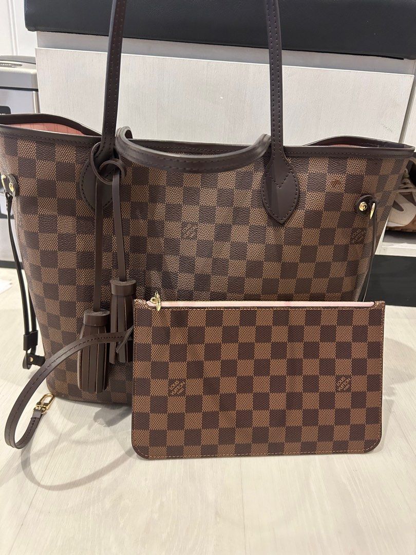 Louis vuitton tote pink interior cheap