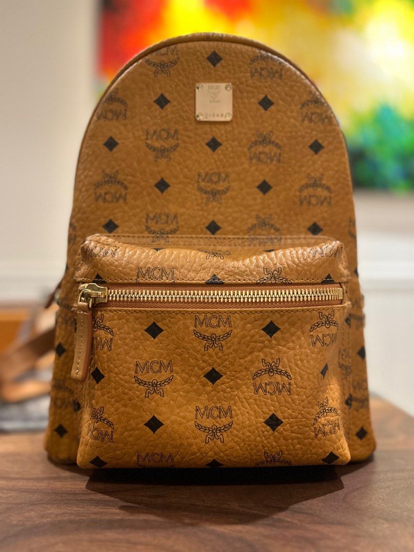 Big mcm backpack best sale