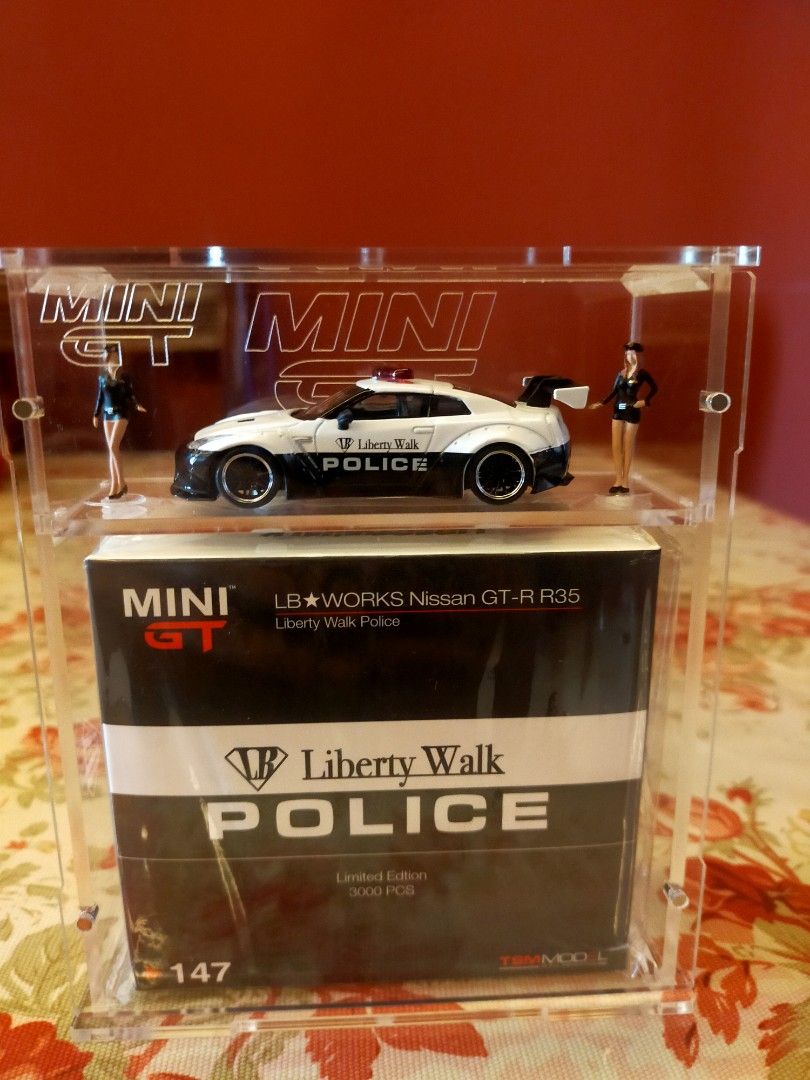 レア】MINI GT LB Nissan GTR Police（Mini GT 147 1/64 LB