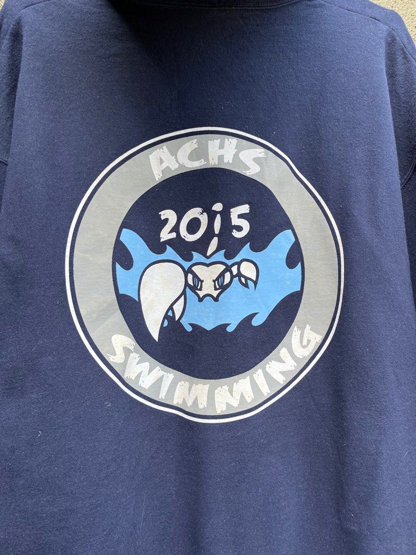 Navy Blue ACHS (Category: Coats, Jackets and Outerwear) located in Sungai Buloh. Submitted by faizwan1234 (Listing ID 1307022708, Image 3). Description: pit: 20 labuh: 26.