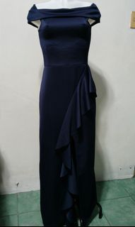 NAVY BLUE Formal Long Dress