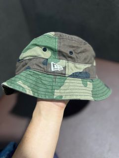 New Era Camo Bucket Hat