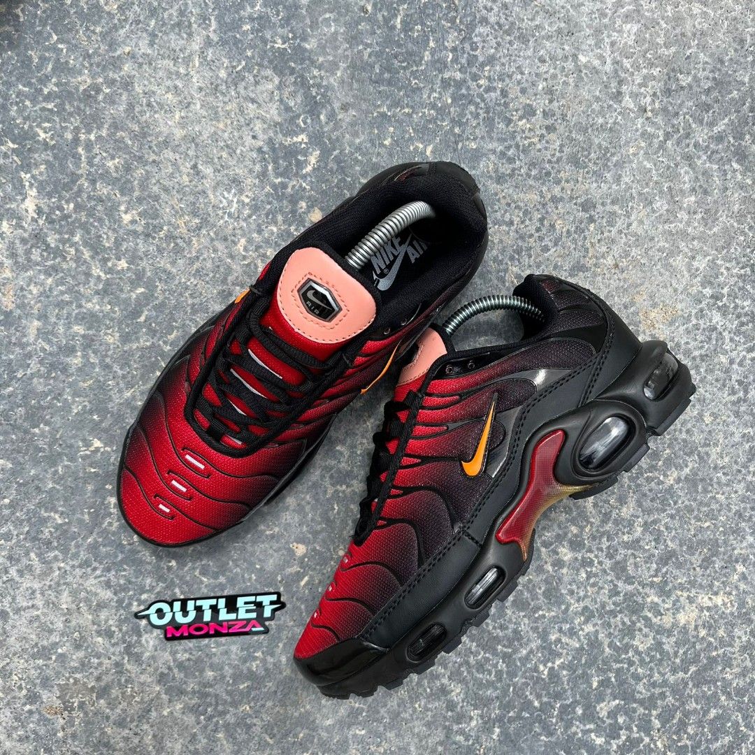 Air Max 72 Orange Black NIKE AIR MAX TN, Fesyen Pria, Sepatu