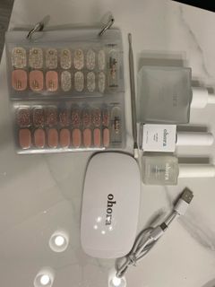 Ohara set 指甲 nail 甲貼 底油 top gel 拆甲 燈機64239070261633110