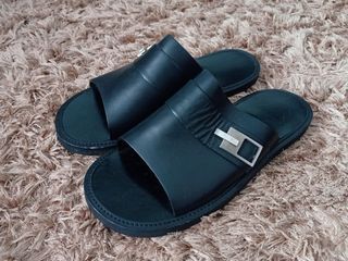 Original bally leather sandals for men