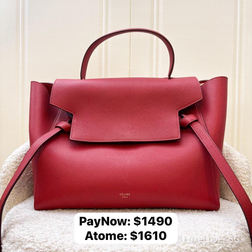 Celine belt bag red store