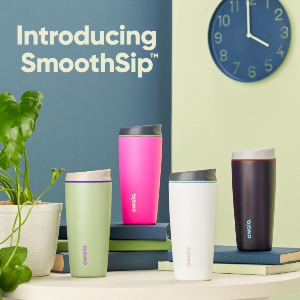 Owala SmoothSip Insulated Stainless Steel Coffee Tumbler Hot Coffee Travel Mug, BPA Free, 10-20oz (Category: Water Bottles & Tumblers) located in Paranaque City. Submitted by digitalmnl (Listing ID 1307056803, Image 3). Description: AUTHENTIC & ON HAND! 10oz AVAILABLE The Owala SmoothSip is the perfect coffee companion. This tumbler offers a crazy comfy drinking experience and splash-resistant lid to keep your drink in the cup and not on you. Plu