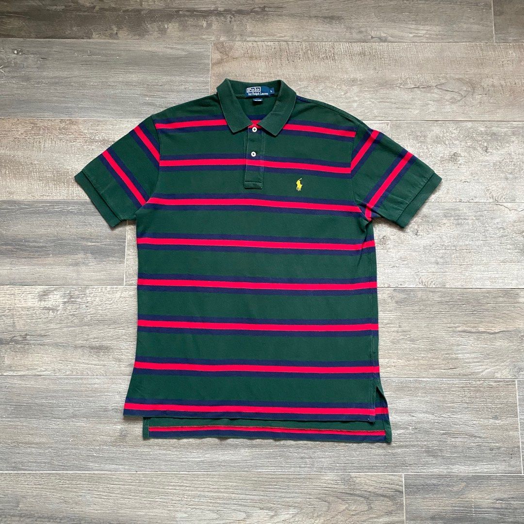 RALPH LAUREN POLO STRIPED SHIRT VINTAGE RRL DOUBEL SHIRT TEE Y2K Carousell