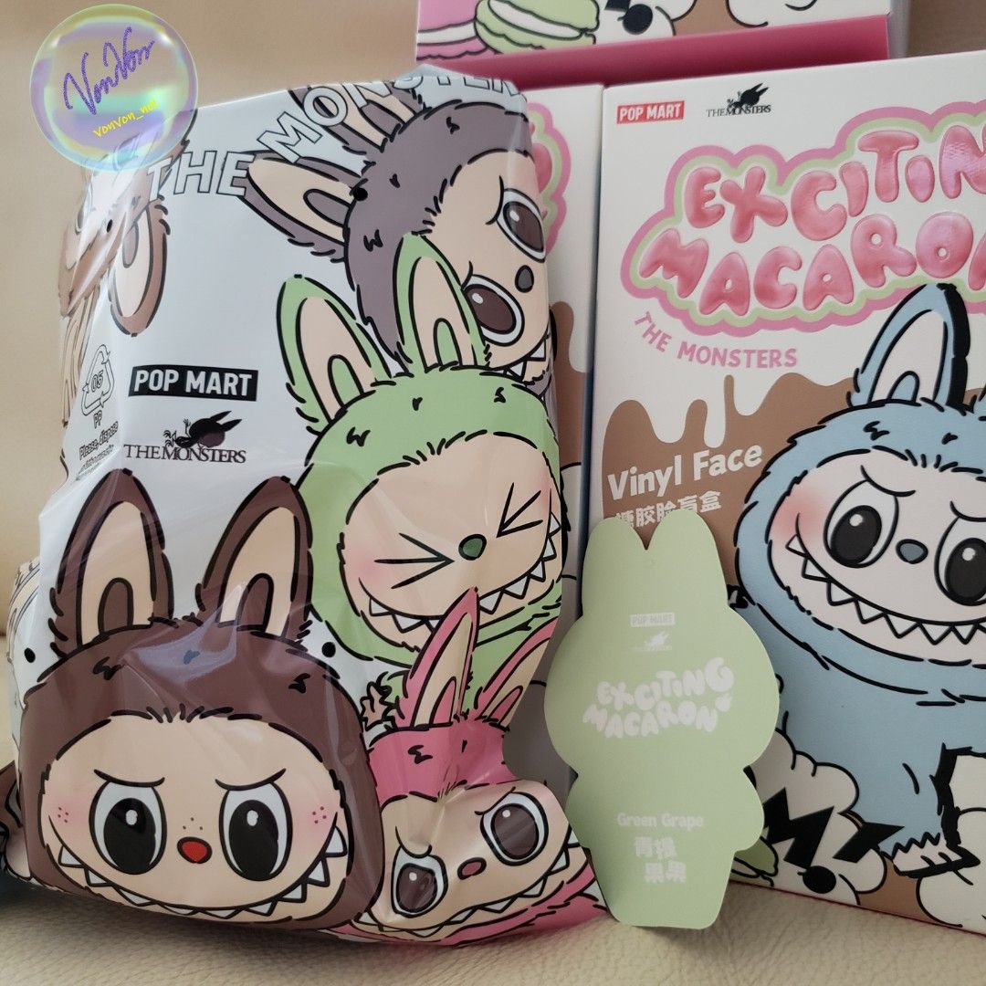 【正規品】LABUBU ExcitingMacaron Green Grape Green Grape - Labubu THE MONSTERS - Exciting Macaron Vinyl