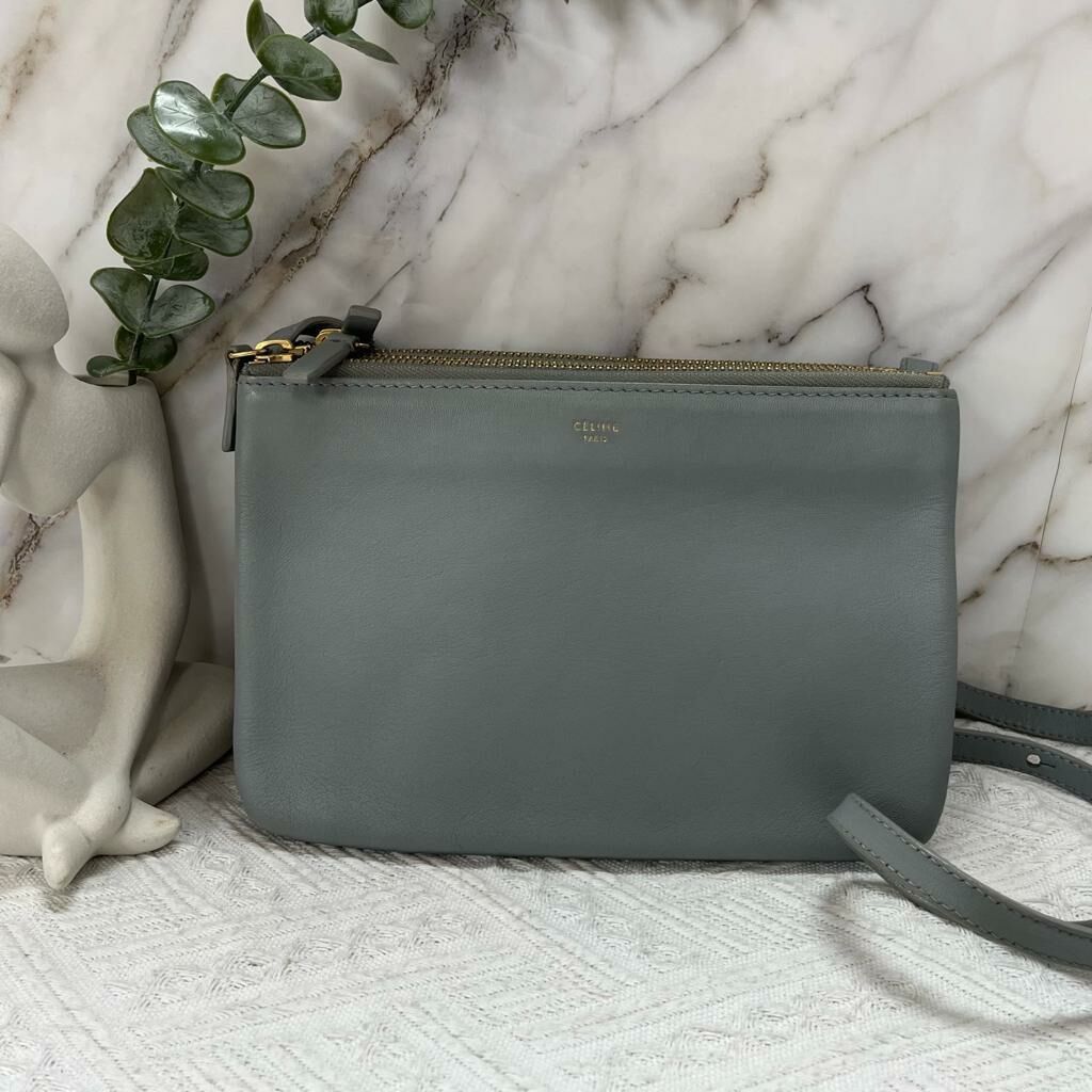 Celine trio bag grey shop