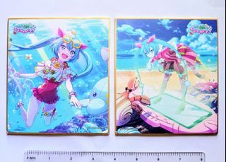 Project Sekai Colorful Stage - Shikishi art board poster set - Official anime/vocaloid merch japan. Hatsune Miku
