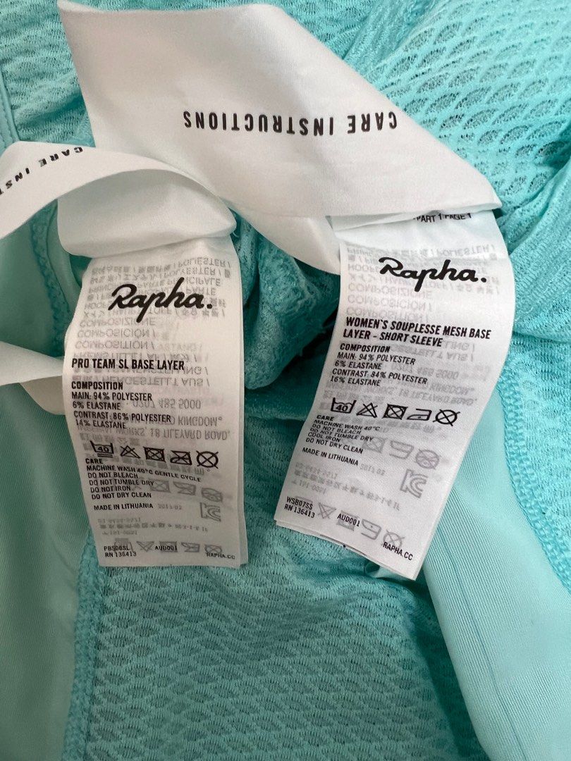 Rapha （分類：其他上衣）位於 Hong Kong。 由 wang16c 提交（商品編號 1306945902，圖片 5）。簡介： 女裝M碼，兩件500。