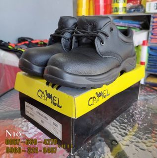 safety shoes camel lowcut