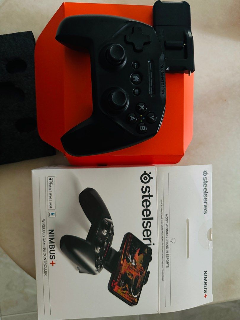 Steelseries iPhone controller (Category: Controllers) located in Singapore. Submitted by highlyfavoredmel (Listing ID 1306888851, Image 1). Description: Seldom use as I already have steam deck and etc.