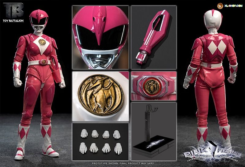 Toys Battalion 1/6 Mighty Morphin Power Rangers MMPR Red Blue Yellow ...