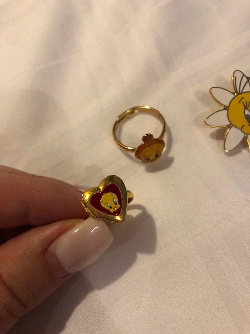 Tweety bird rings deals