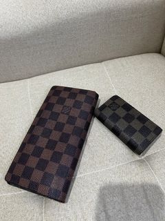 USED LV WALLET AND KEY HOLDER