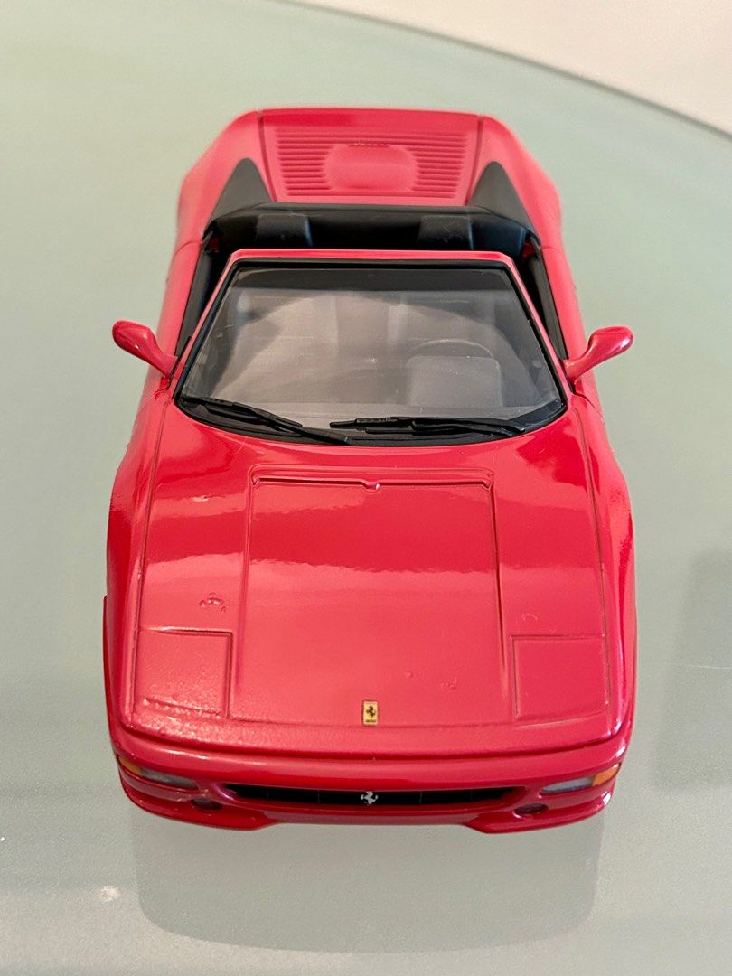 Hotwheels Ferrari F355 Spider Red 1/18 Diecast Modelo De Coche Hot Wheels 25733r